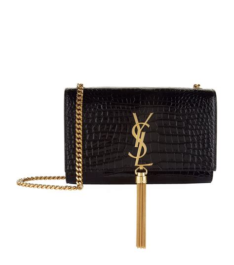 ysl tassel bag snake embossed black|YSL kate bag serial numbers.